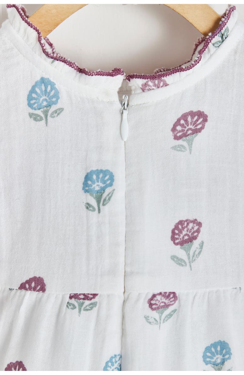 Babycottons Premium Cotton Meli Agra Overall for Infant, Alternate, color, Off White