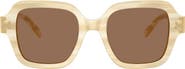 Tory Burch 51mm Polarized Square Sunglasses