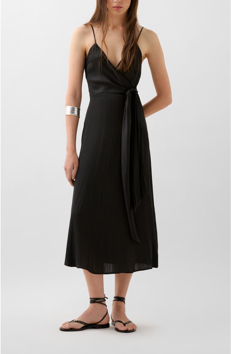 Scalpers Slip Knot Dress, Main, color, Black