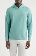 johnnie-O Stretch Cotton Blend Pebble Hoodie