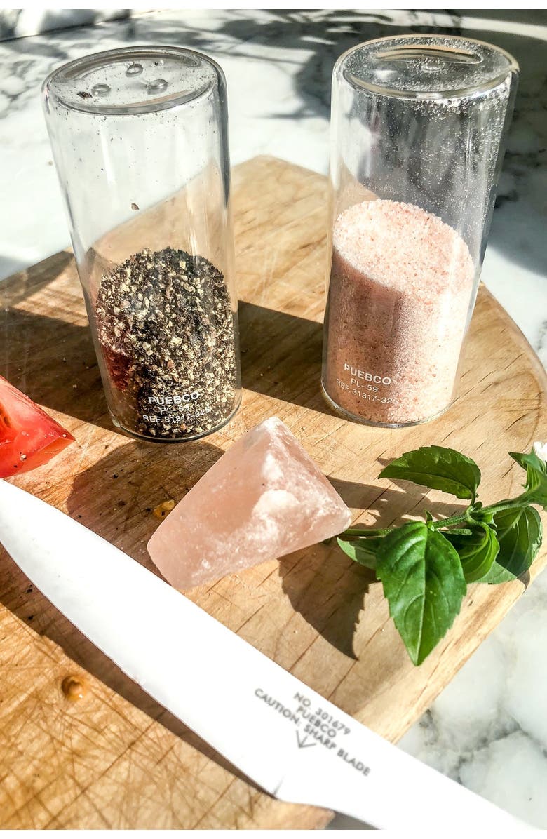 PUEBCO Salt 
Pepper Shaker Set, Alternate, color, Clear