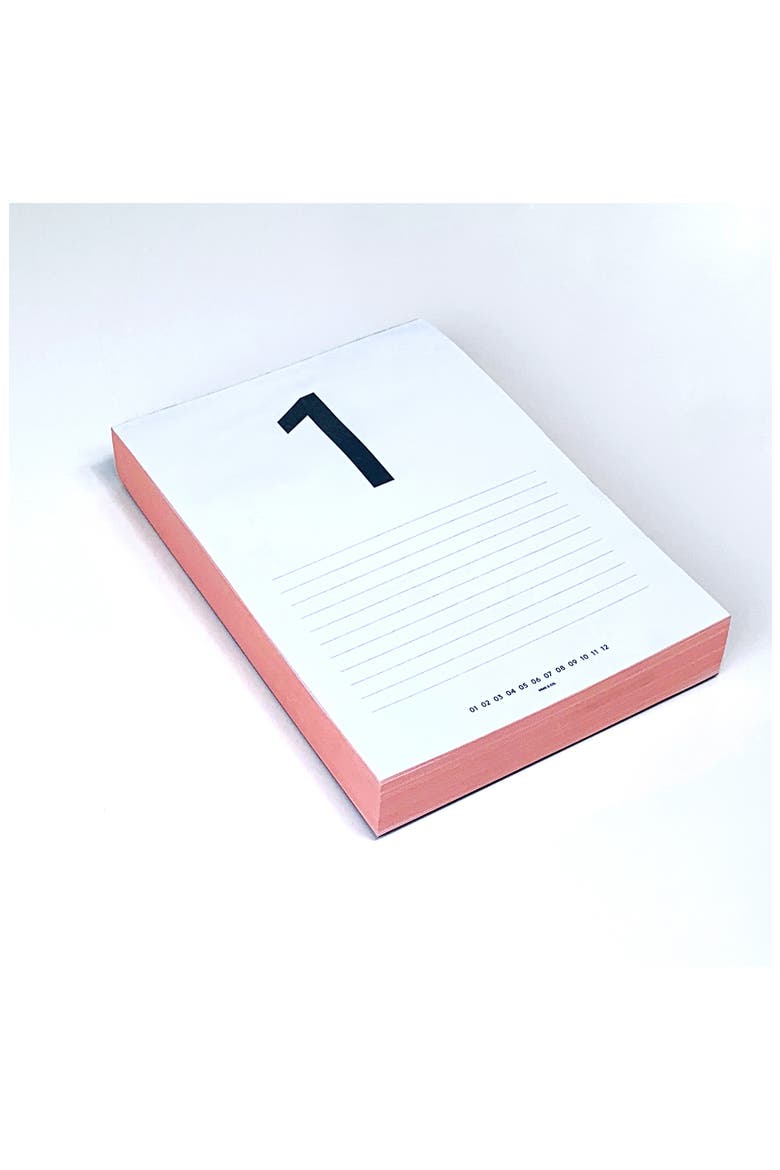 Daily Calendar Pad, Main, color, MILLENNIAL PINK
