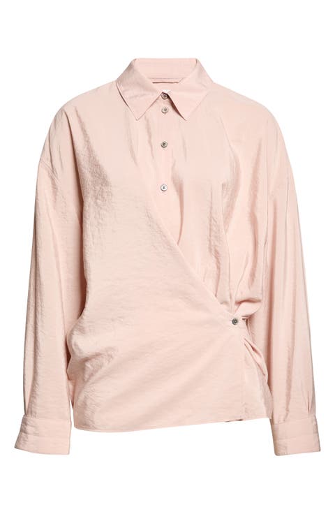 Twisted Silk Blend Shirt