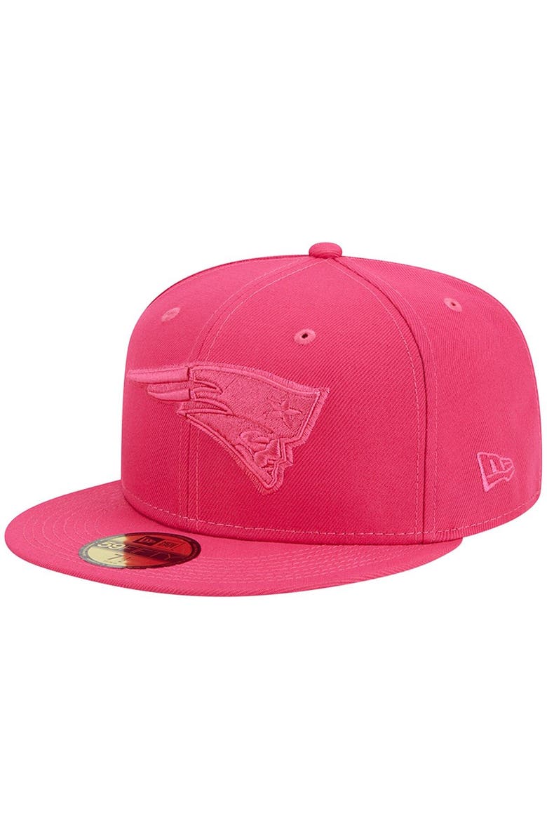 New Era Men's New Era Pink New England Patriots Color Pack 59FIFTY Fitted Hat, Main, color, 