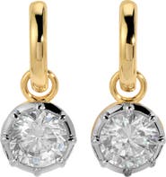 LILI CLASPE Celeste Charm Huggie Hoop Earrings