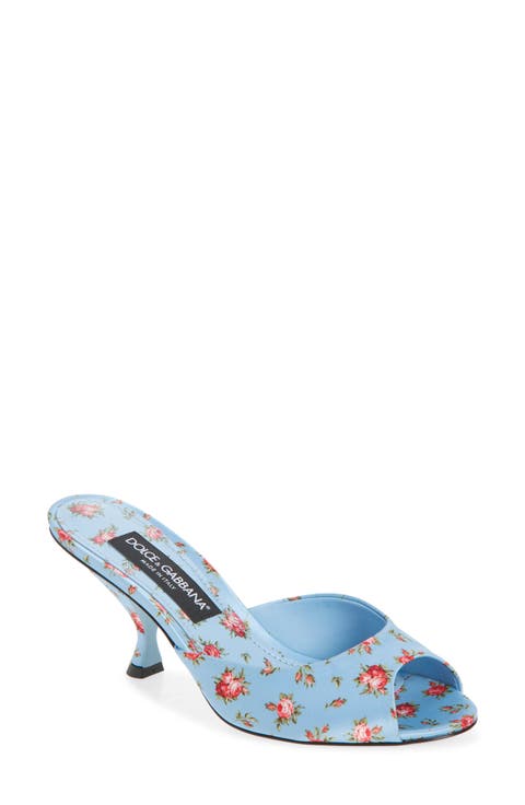 Keira Floral Satin Sandal (Women)