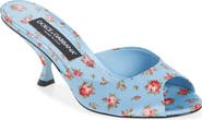 Dolce&Gabbana Keira Floral Satin Sandal