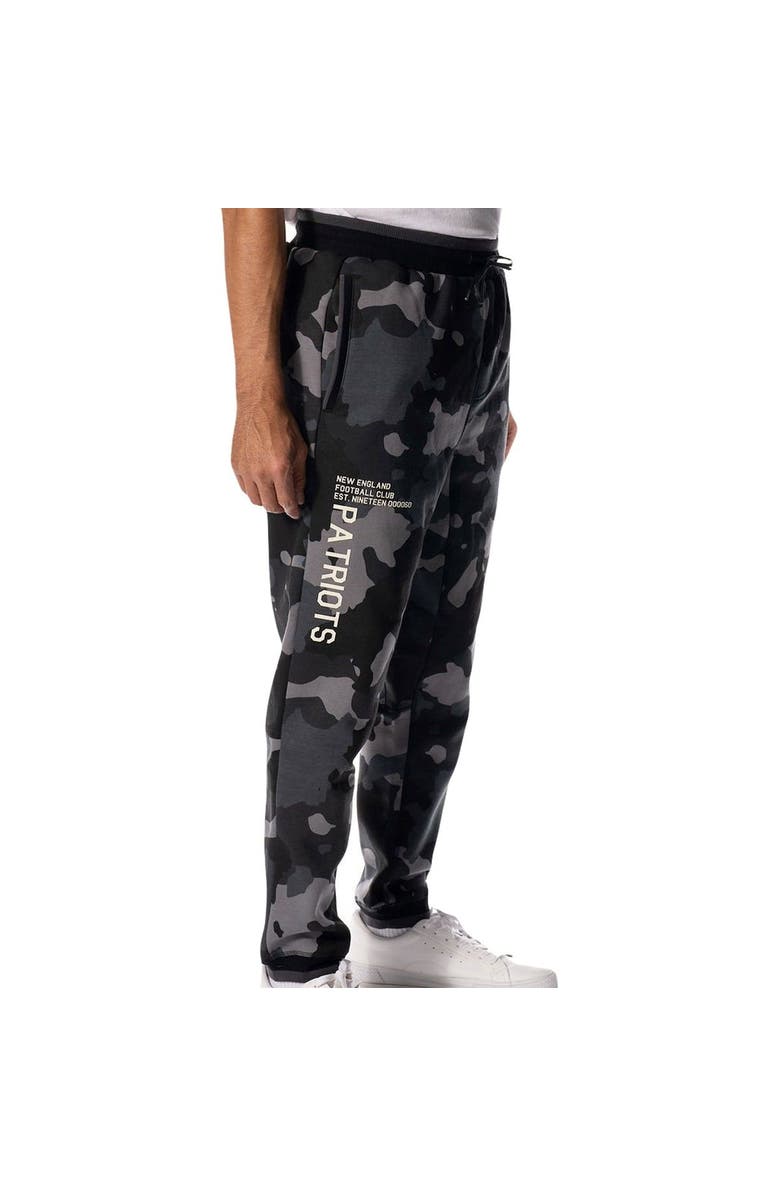 THE WILD COLLECTIVE Unisex The Wild Collective Black New England Patriots Camo Jogger Pants, Alternate, color, Black