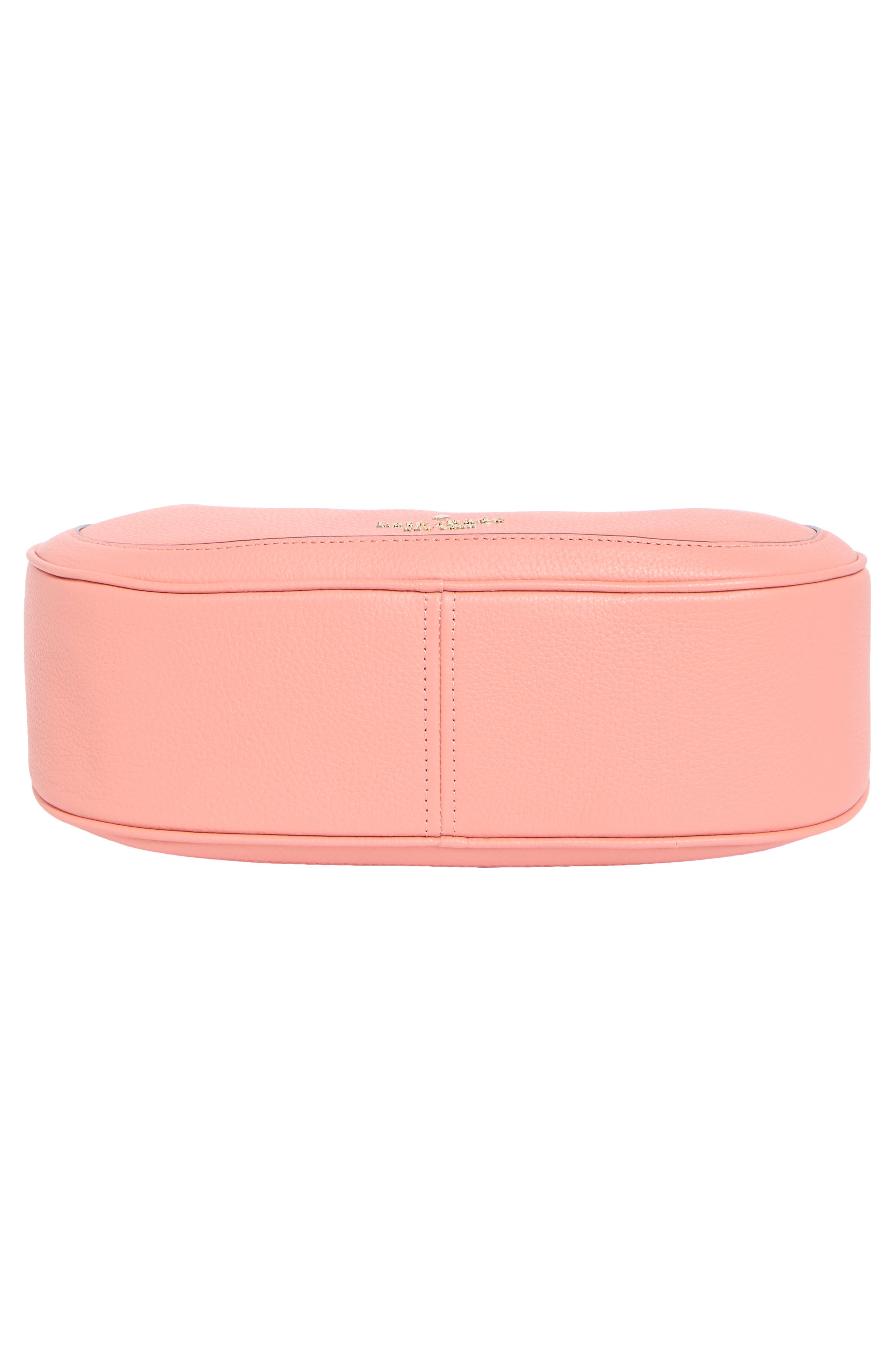 Kate Spade New York Leila Pebbled Leather Shoulder Bag, Alternate, color, Terracotta Tile