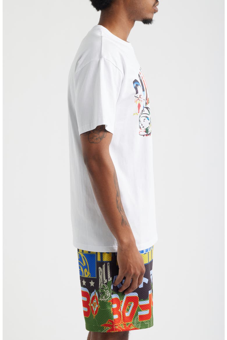 Curve Collage Cotton Graphic T-Shirt, Alternate, color, WHITE