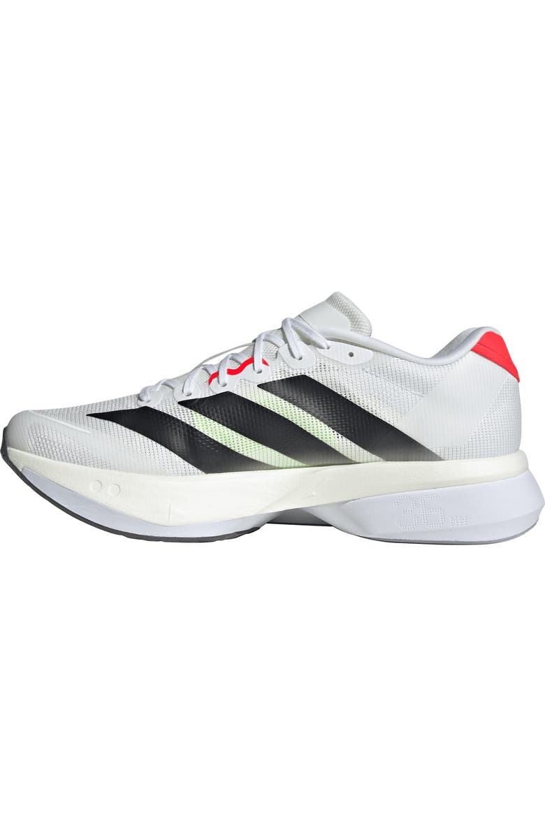 adidas Adizero Boston Running Shoe, Alternate, color, White