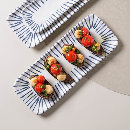 Porto Brasil Rectangular Platter Medium Set Of 4