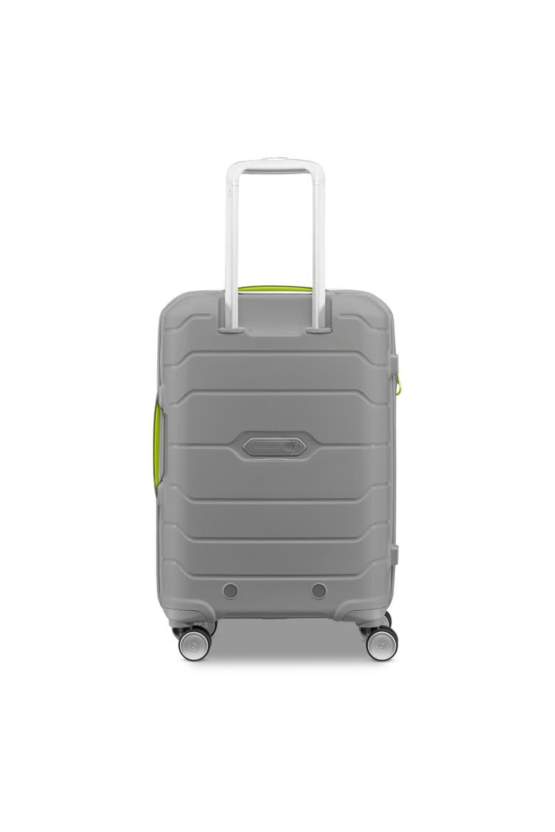 Freeform Hardside Expandable (21"/28") 2 Piece Spinner Luggage Set, Alternate, color, White/Grey