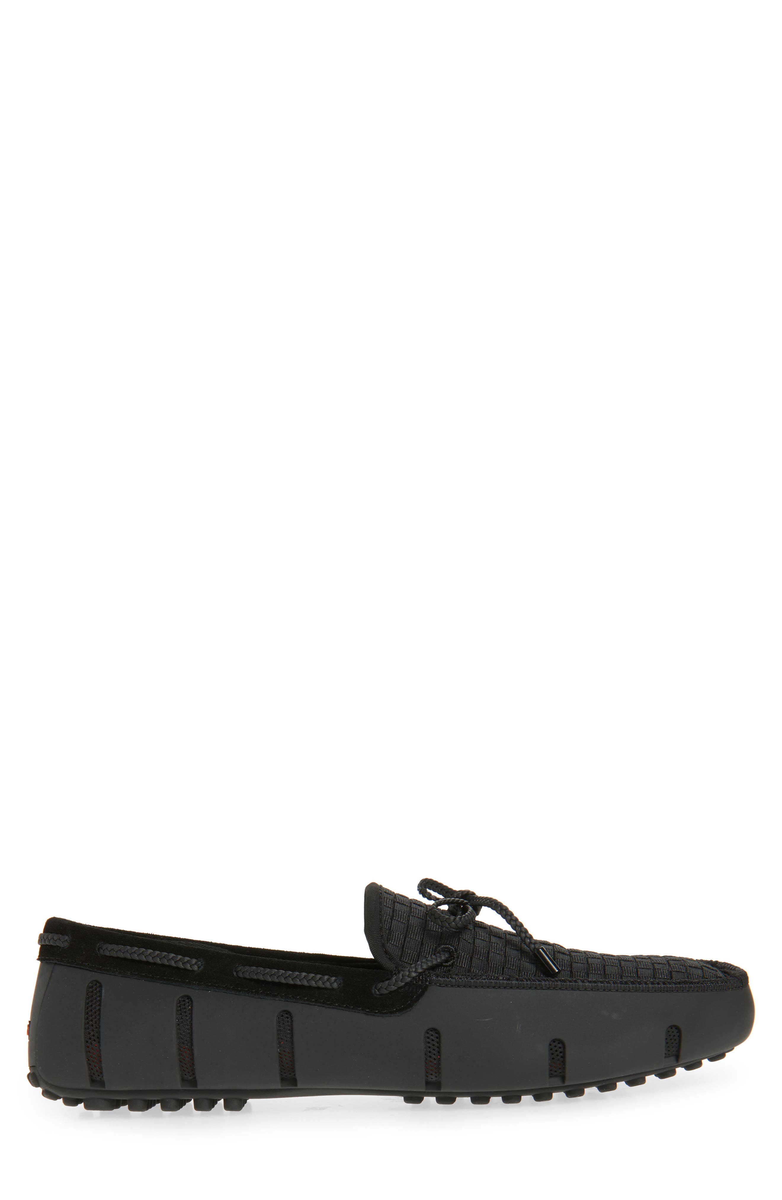 Swims Woven Driving Loafer, Alternate, color, Black