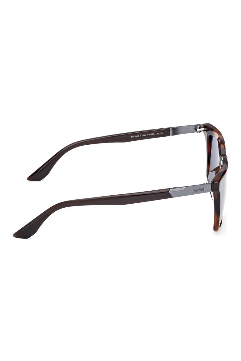 53mm Sunglasses, Alternate, color, BLONDE HAVANA / BLUE
