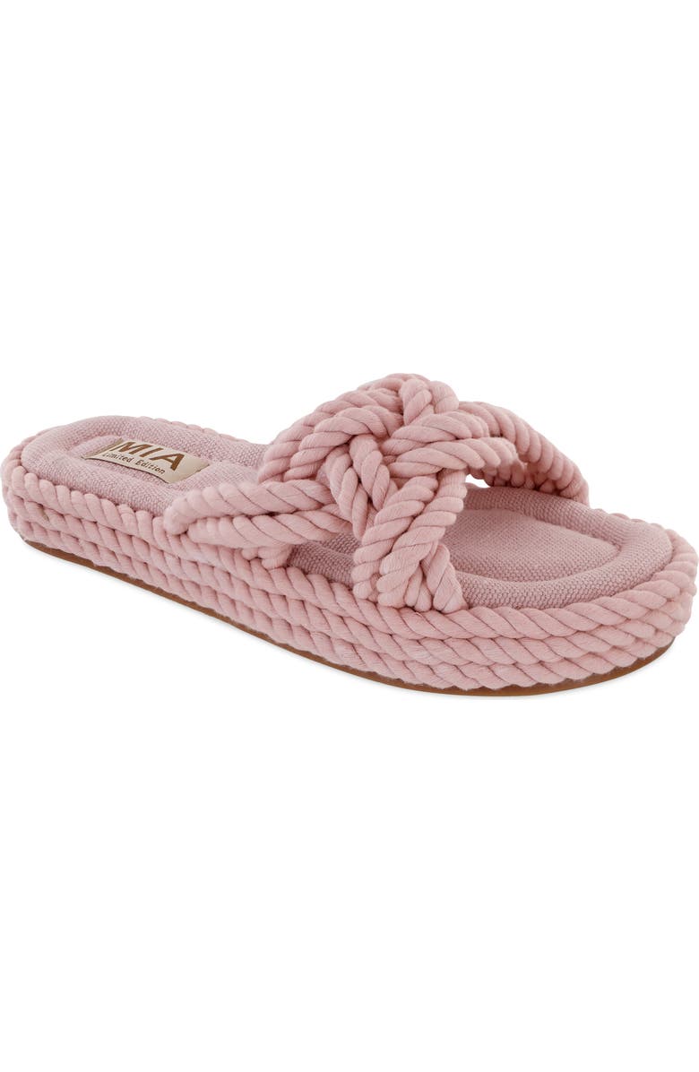 MIA Limited Edition Miko Sandal, Main, color, Blush