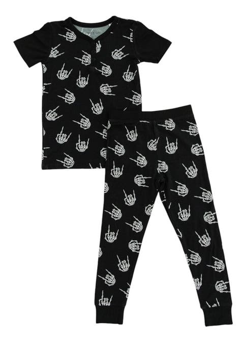 Little Boy's Rock N' Skull Pajama Set
