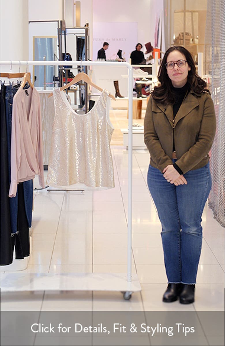 Sequin Georgette Tank, sales video thumbnail