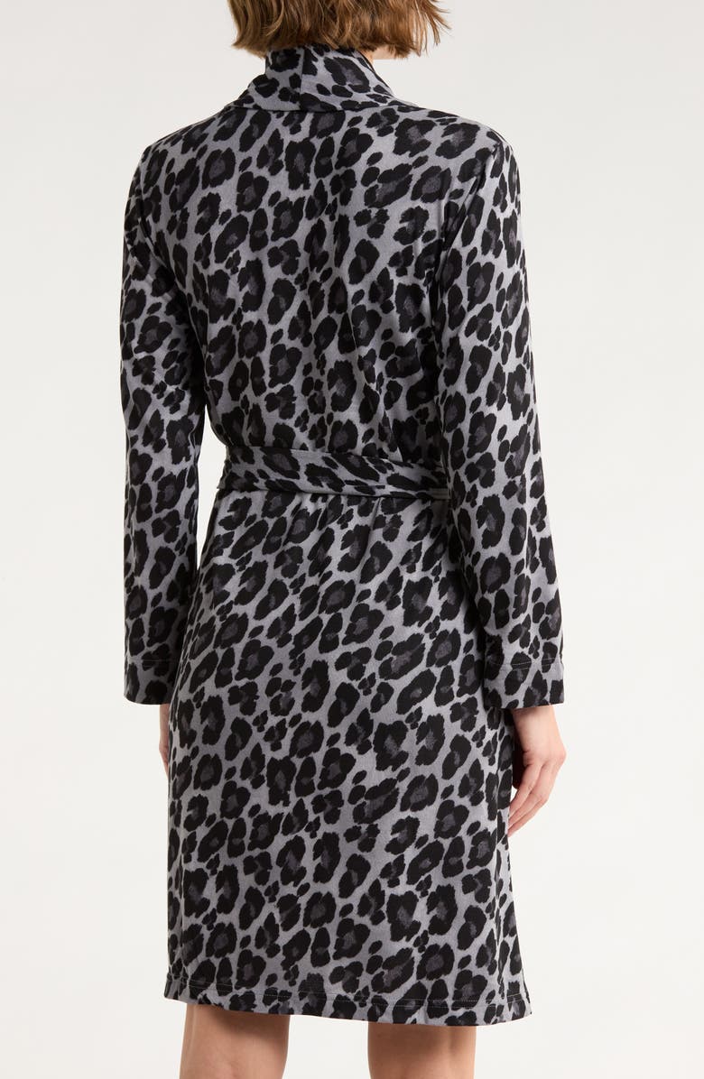 Natori Ombre Leopard Robe, Alternate, color, Cbk