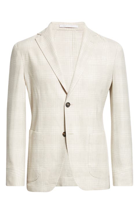 ジャケット ELEVENTY WHITE LINEN BLAZER Eleventy x Harrods Linen Single-Breasted Blazer | Harrods UK