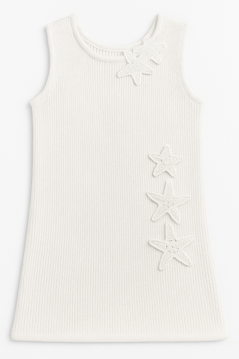 Crochet Knit Summer Shift Dress