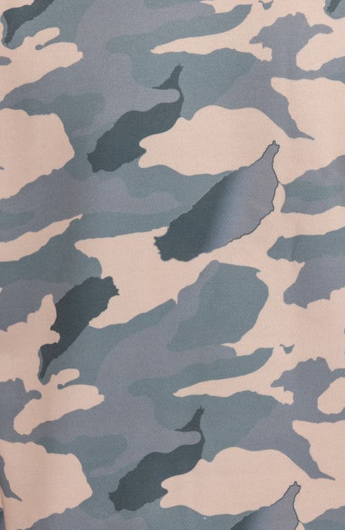 Vast Camo Print Recycled Polyester Sweatshirt In Tan