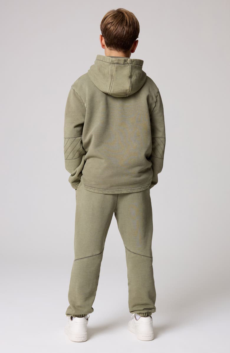 smALLSAINTS by ALLSAINTS Kids' Ramskull Hoodie & Sweatpants Set, Alternate, color,