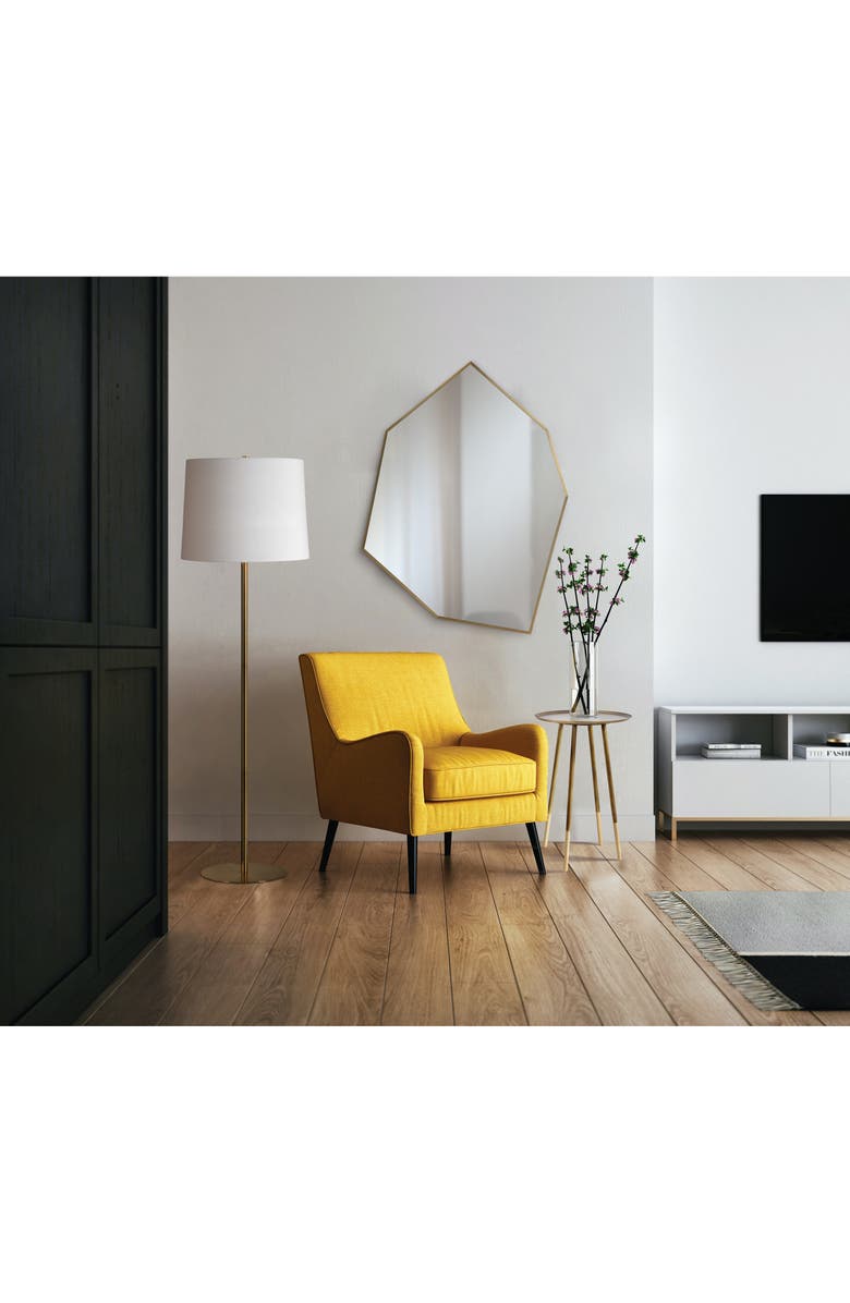 Renwil Radison 60-Inch Floor Lamp, Alternate, color, Gold/ White