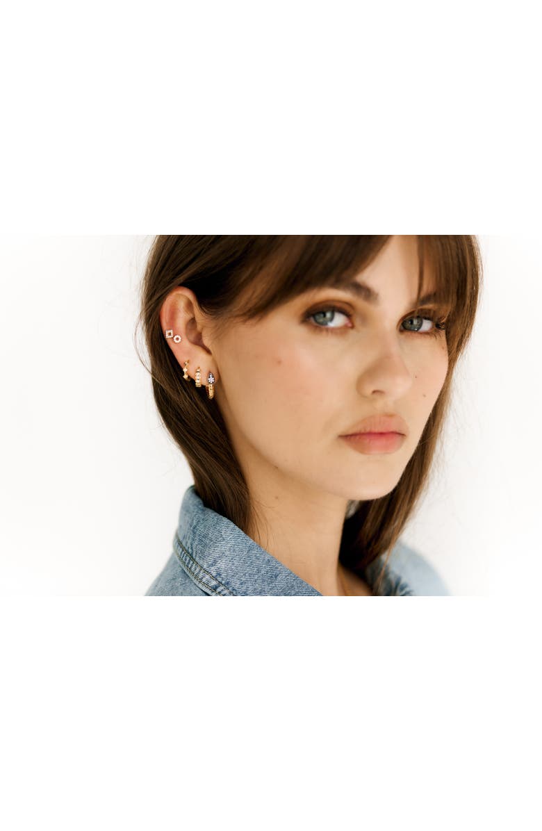 Mazin Jewels Serpent Earrings, Alternate, color, Gold