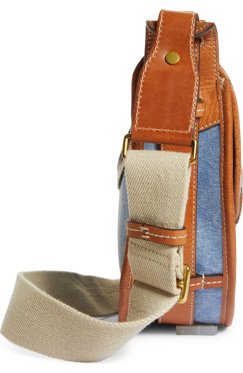 Isabel Marant Botsy Denim Shoulder Bag, Alternate, color,