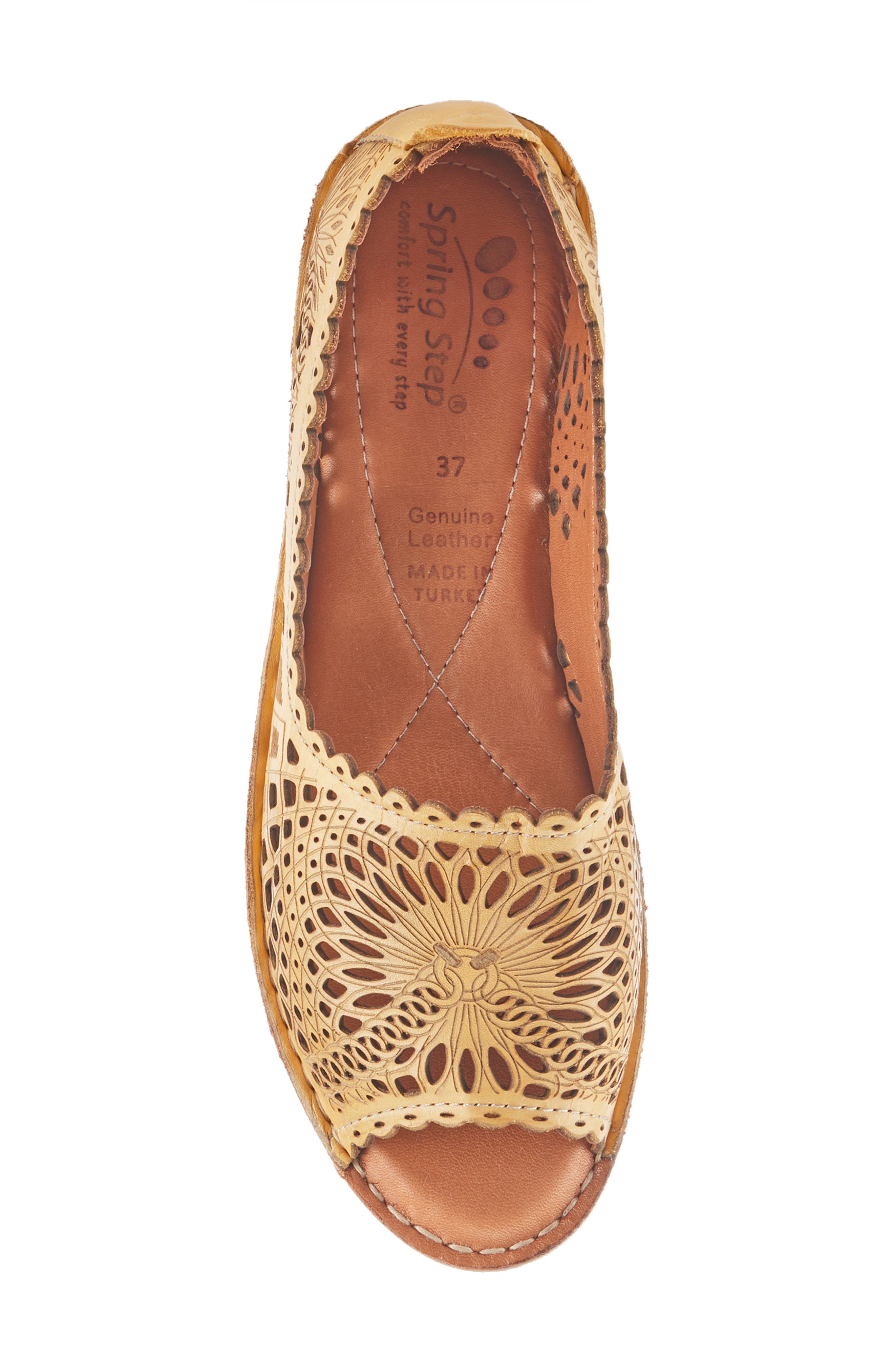 Spring Step Brandal Sandal, Alternate, color, Yellow