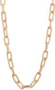Nordstrom Textured Chain Link Necklace