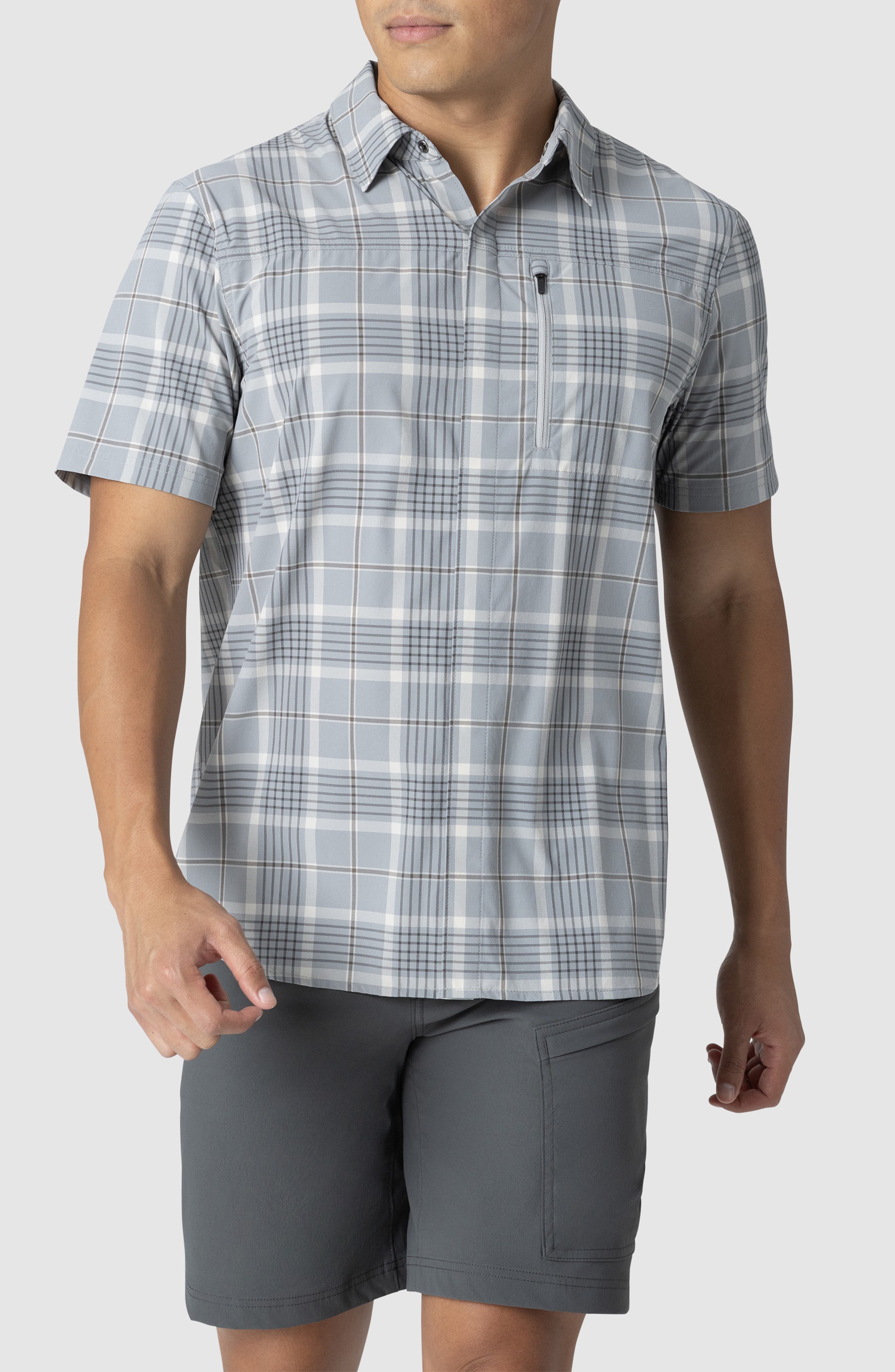 LIGHT PEWTER PLAID