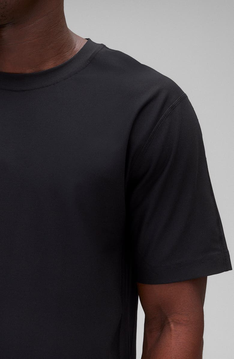 Reigning Champ Playoff Tech Piqué T-Shirt, Alternate, color, Black