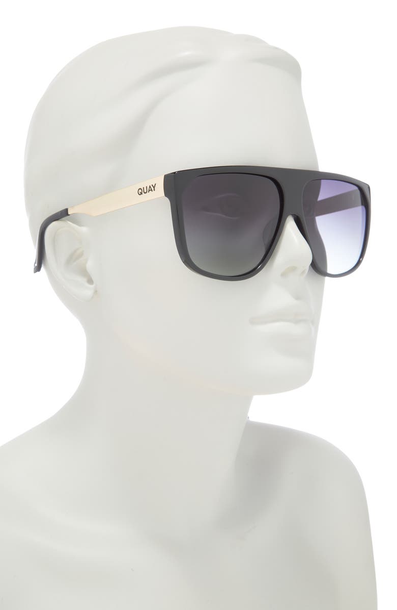 QUAY No Curfew 53mm Polarized Shield Sunglasses | Nordstromrack display picture 2