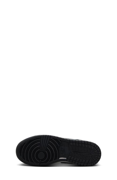 Nike Kids' Air Jordan 1 Mid Sneaker In Black/off Noir/summit White