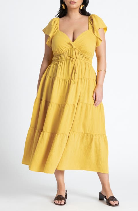 Tiered Ruffle Dress (Plus)
