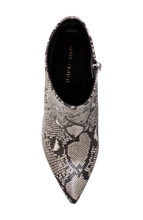 Marc Fisher Block Heel Bootie In Brown