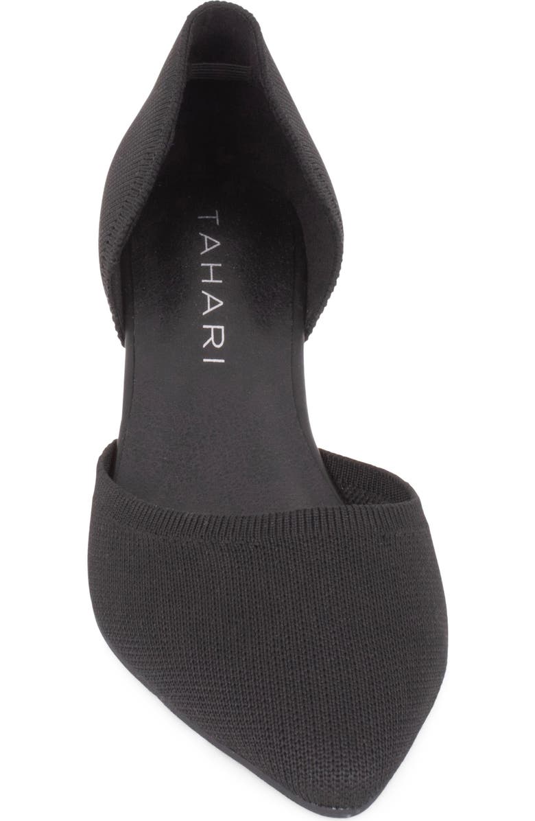 Tahari Moreno Half d'Orsay Pump, Alternate, color, Black