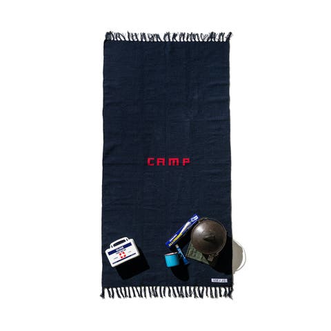 Handloomed Recycled Yarn Camp Rug