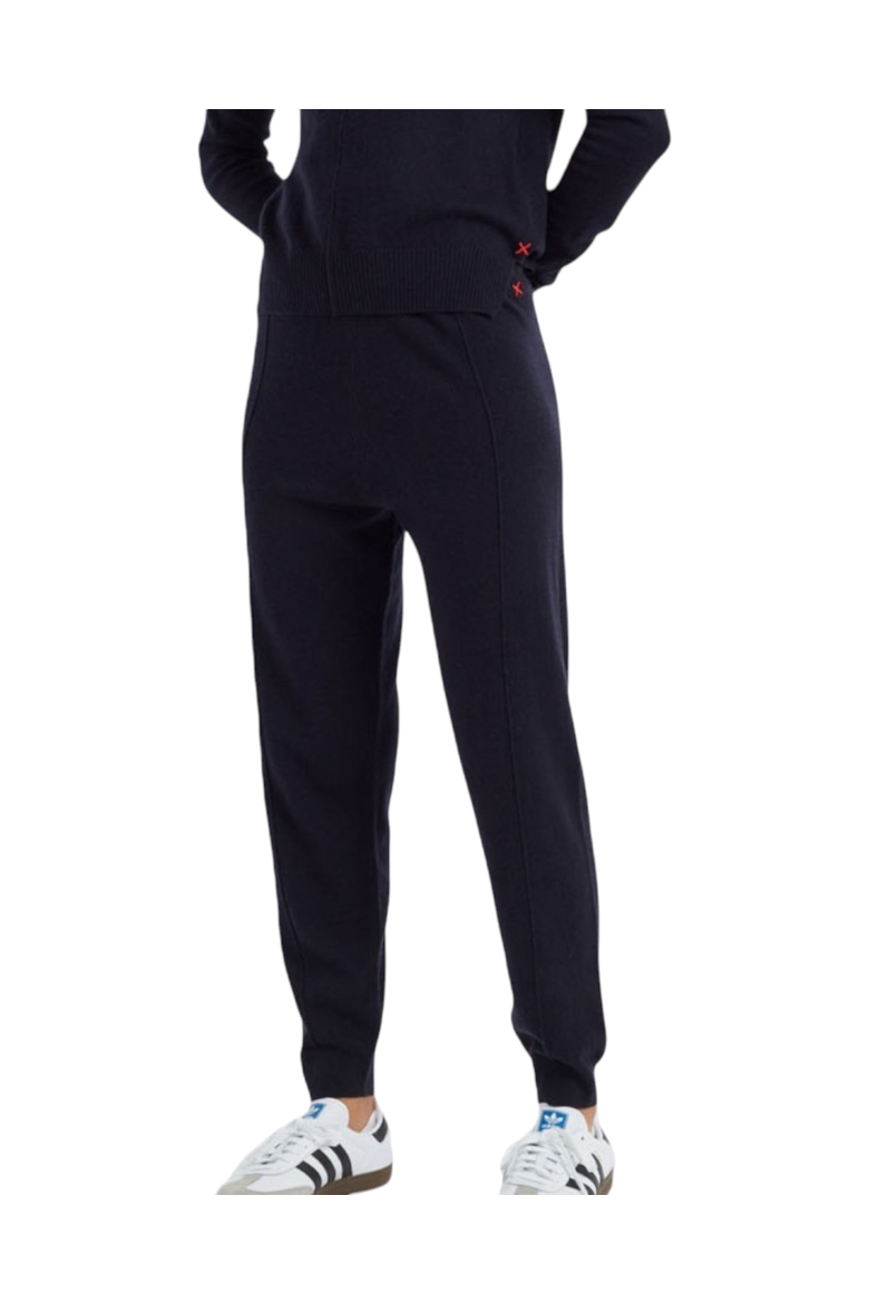 Wool Cashmere Cuffed Joggers, Main, color, Navy