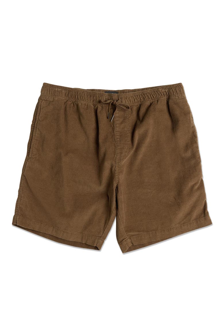 Larry Layback Cotton Corduroy Shorts, Alternate, color, CARAFE