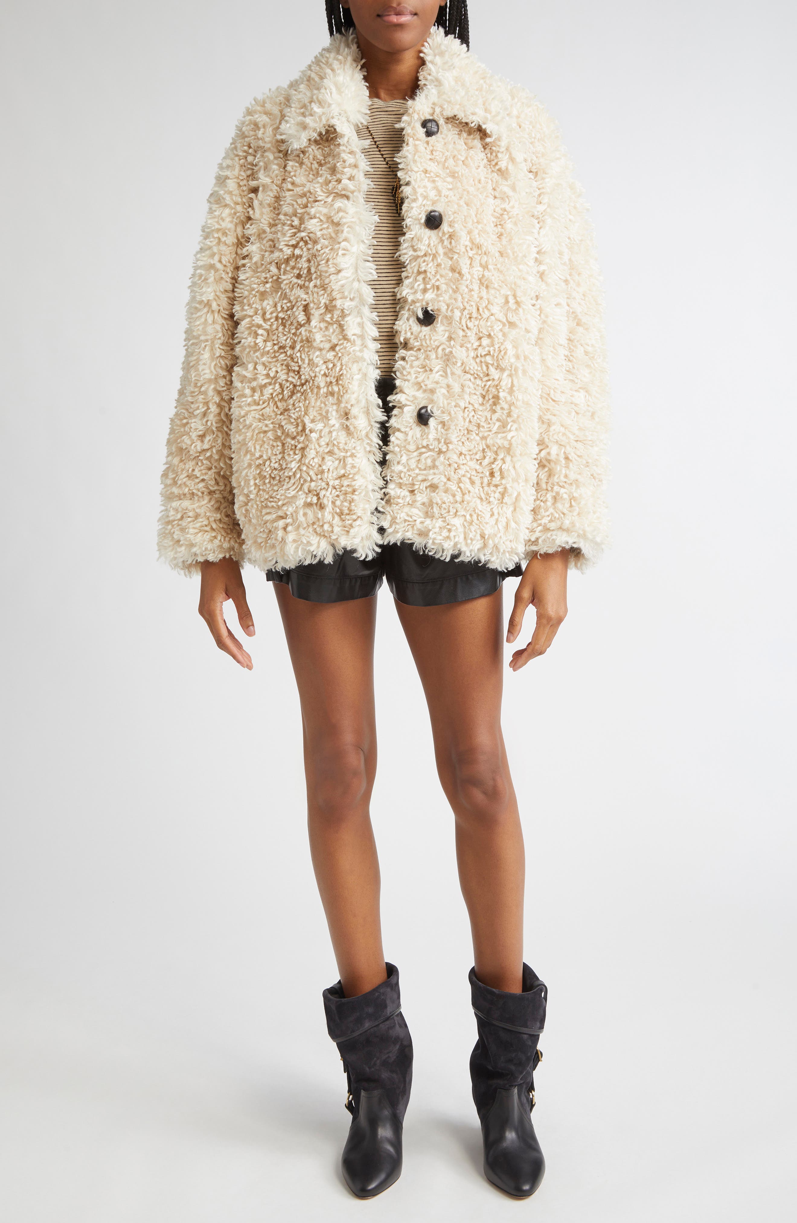 Tarvey Faux Shearling Jacket - image 2