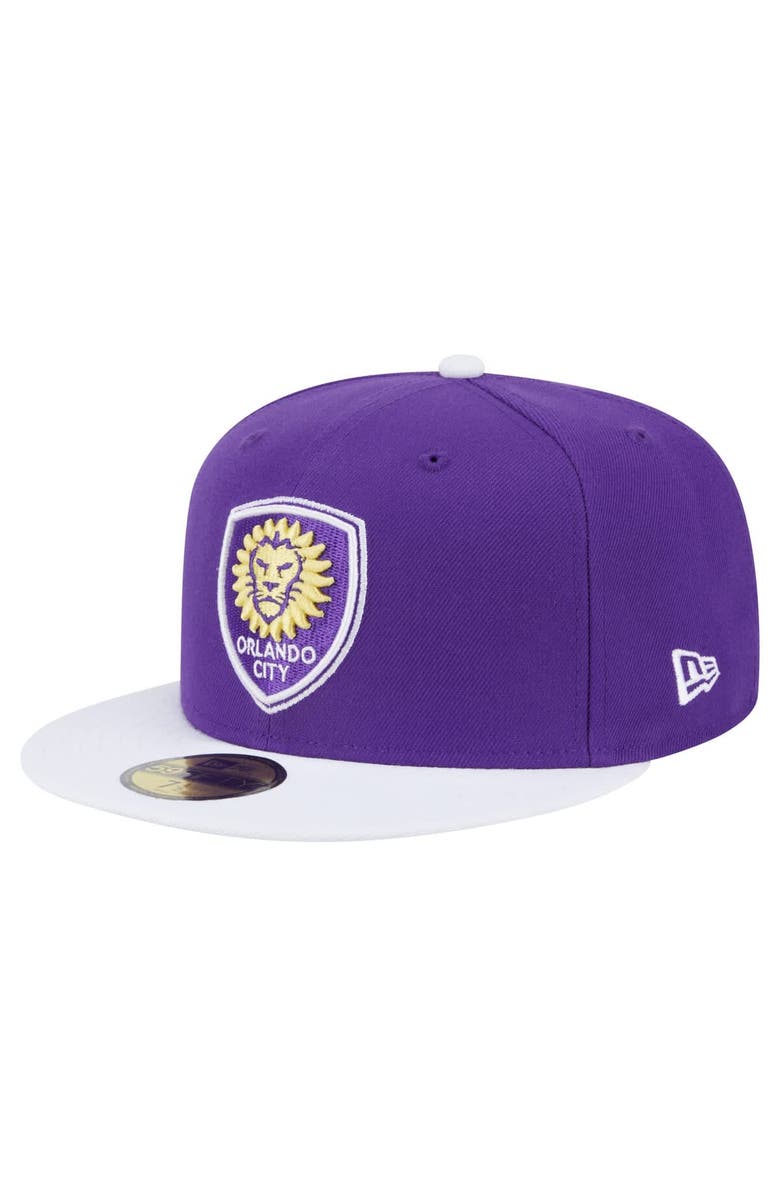 New Era Men's New Era Purple Orlando City SC 2025 Kickoff 59FIFTY Fitted Hat, Alternate, color, Purple