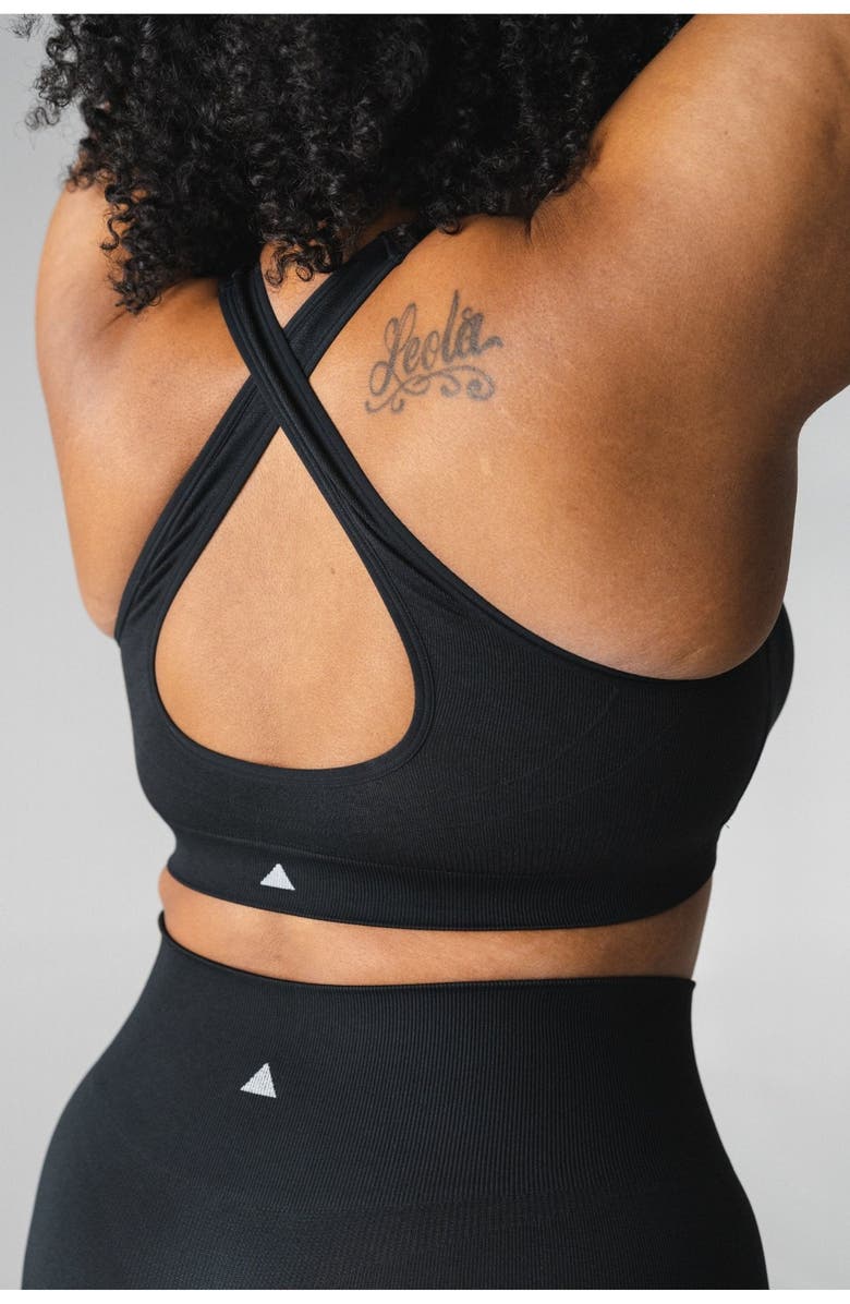 Vitality Evoke V Bra, Alternate, color, Midnight