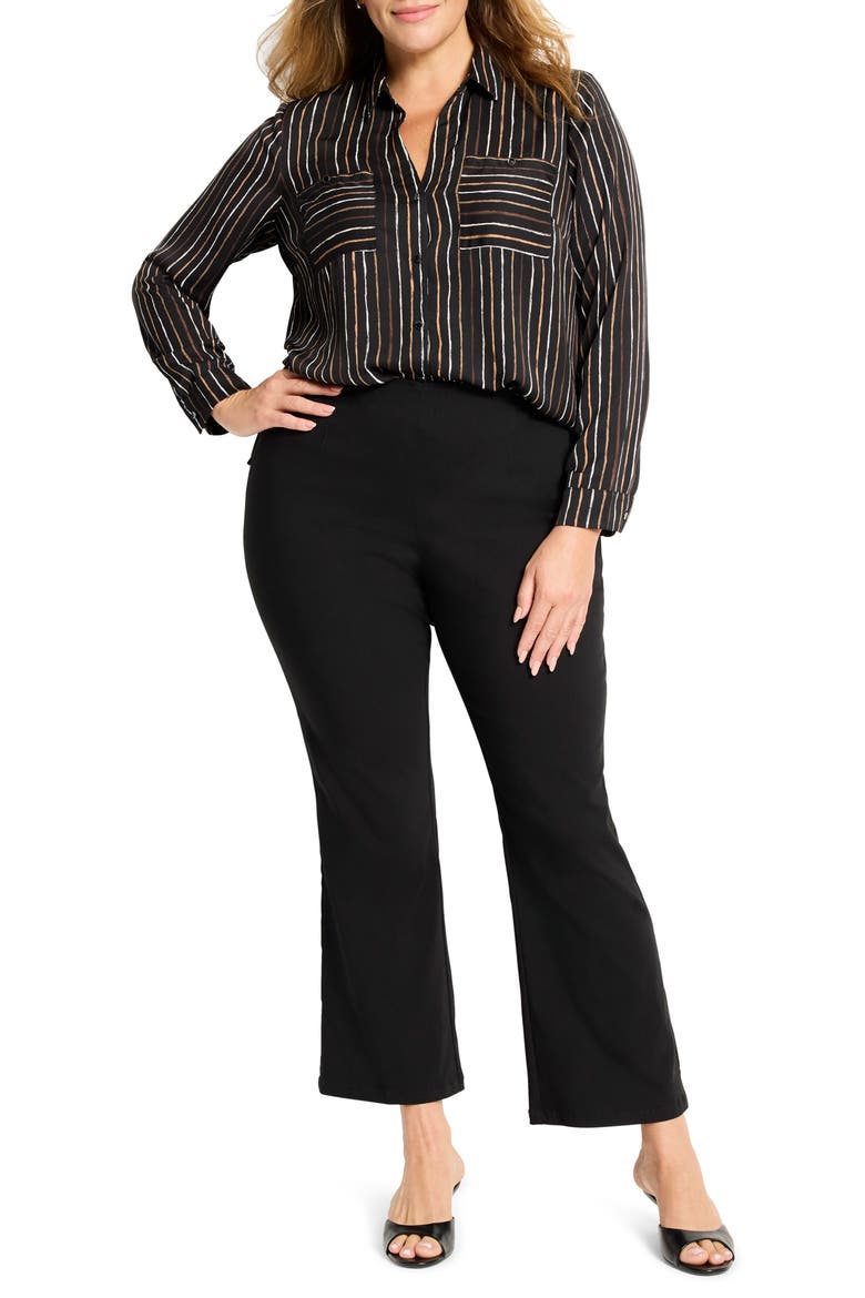 Wonderstretch Berkeley Bootcut Pants, Alternate, color, BLACK ONYX