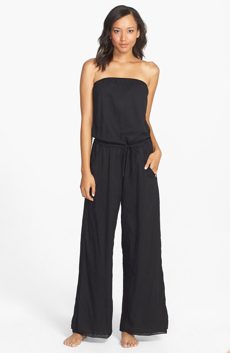 Hard Tail Strapless Jumpsuit, Main, color, 