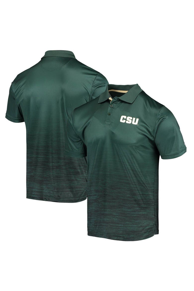 Men's Colosseum Green Colorado State Rams Marshall Polo, Main, color, Green