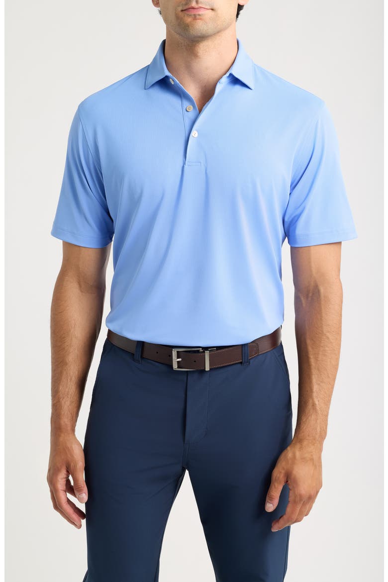 Performance Mesh Golf Polo, Main, color, ESTATE BLUE