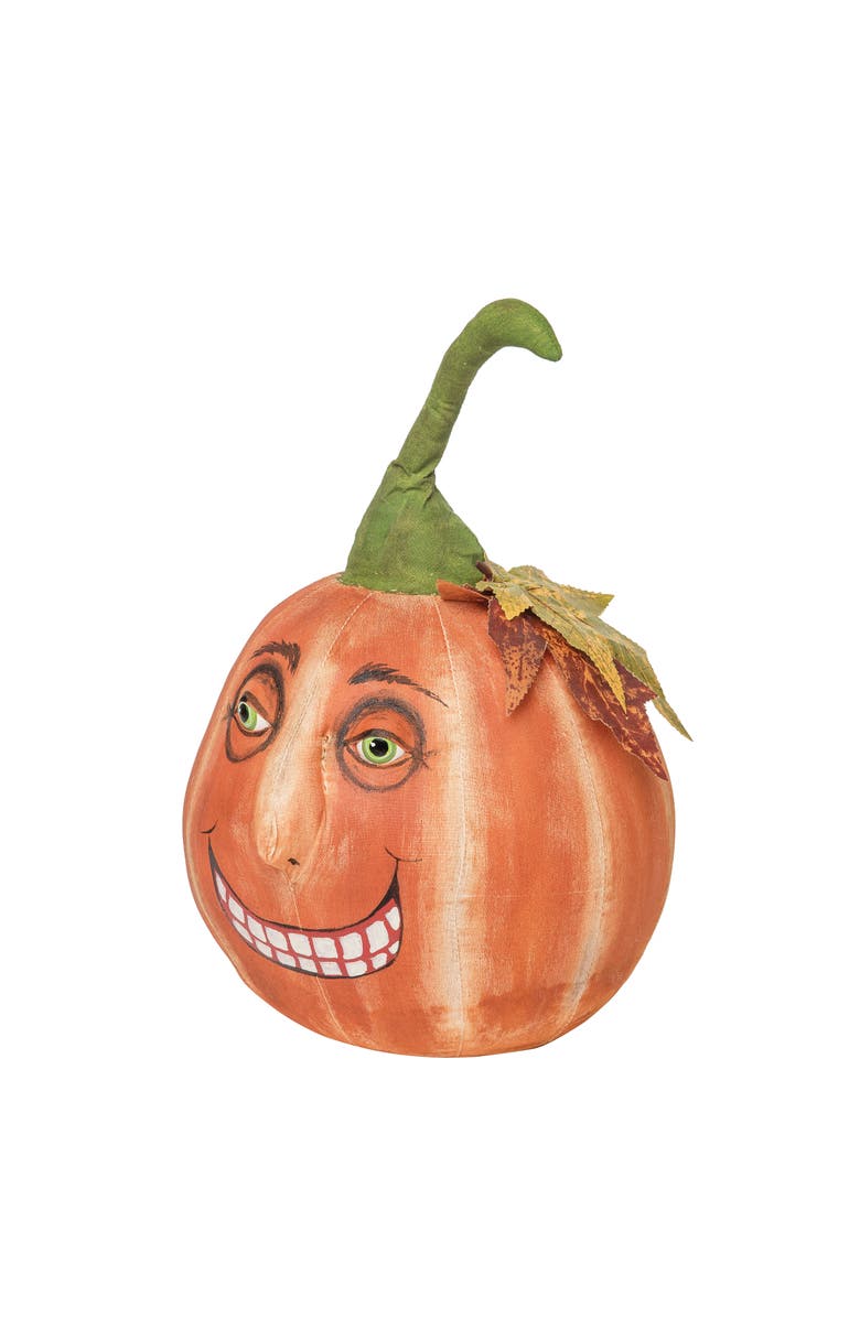 Gallerie II Victor Pumpkin Joe Spencer Gathered Traditions Halloween Art Doll Figure Door Stop, Alternate, color, Orange